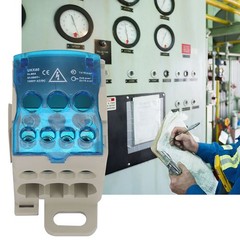 Din Rail Terminal Block Distribution Box Electric Wires Connector Junction Box