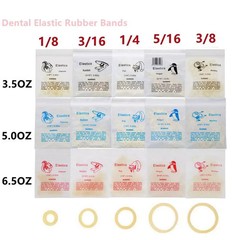 5000pcs Dental Ortho Elastic Rubber Bands Latex Braces Zoo Pack 3.5/5.0/6.5 OZ