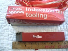 Prolite Indexable Tip Toolholder Type 2819 -Metal Lathe From United Kingdom NOS