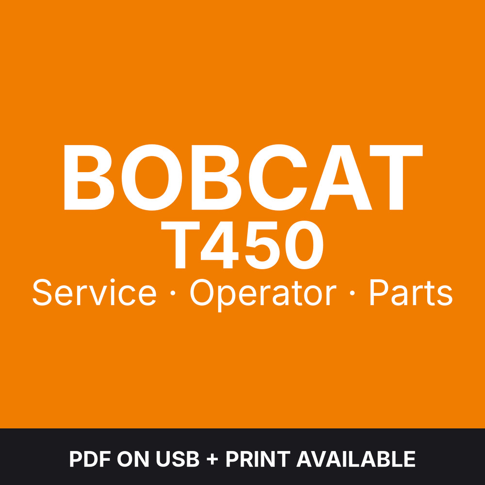 Bobcat T450 Compact Track Loader — Service & Operator Manuals