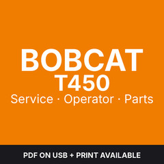 Bobcat T450 Compact Track Loader — Service & Operator Manuals