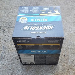 Rust-Oleum Rocksolid Metallic Floor Coating Kit Amaretto – NEW in Box