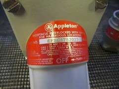 APPLETON EFSC175-2023 & ECP2023 20A EXPLOSION PROOF RECEPTACLE + PLUG SET 125V