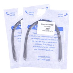 AZDENT Dental Orthodontic Stainless Steel Arch Wires Rectangular Nature Form