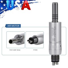 KAVO Style Dental Slow Low Speed Air Motor Handpiece Inner Water Spray 4Hole USA