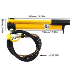 10T High Pressure Hydraulic Hand Pump 700KG/CM2 10000PSI With 400cc Oil Storage