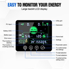5KW 48V Solar Hybrid Inverter 100A MPPT Charge Controller Certified Refurbished