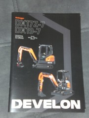 Develon Mini Excavator DX17Z-7 Brochure from 04/2024 (B 216)