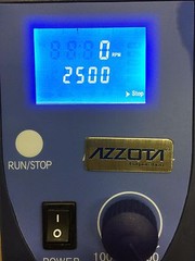 Azzota® Heavy Duty LCD Digital Overhead Stirrer, 40L, 100-2500RPM