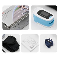 Finger Pulse Oximeter Blood Oxygen Saturation Heart Rate Measuring SpO2 Monitor