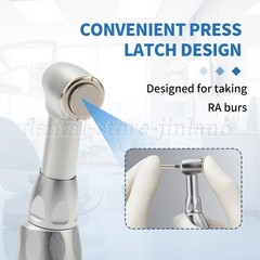 NSK Style Dental Push Button Slow Low Speed Contra Angle Handpiece CA 2.35mm