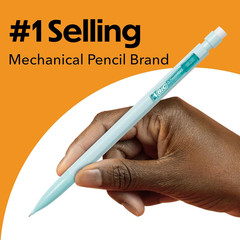 Xtra-Smooth Pastel Mechanical Pencils with Erasers, Medium Point (0.7 Mm), Bulk