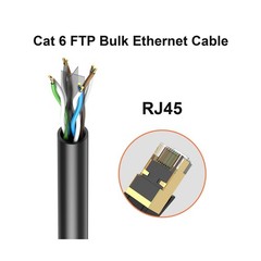 Cat6 Cable 1200ft – UTP, Waterproof, 550MHz, UV Resistant 26AWG Cat 6 Etherne…