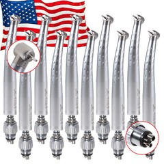 YABANGBANG Dental High Speed Handpiece with 4 Holes Quick Coupler 360° Swivel