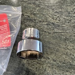 Snap-On s3624 3/8” drive square drive metric 24/36mm filter flip socket new