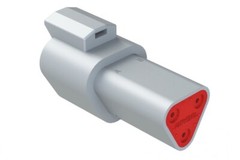 Amphenol Sine Systems,AT04-3P,Connector Rectangular-50Pack