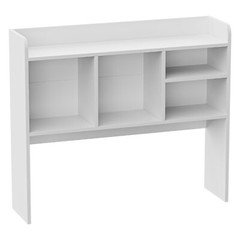 Desktop Bookshelf Wood Desk Hutch Organizer with 5 Shelves for Computer Desk