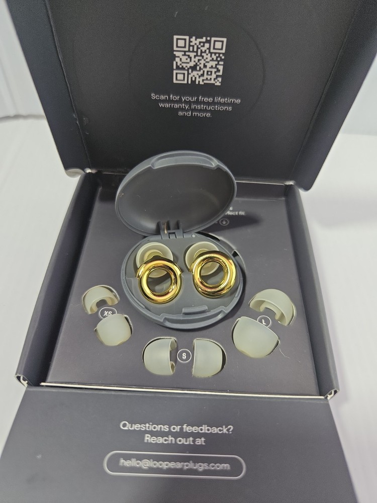 Loop Experience 2 Gold Ear Plugs New Open Box