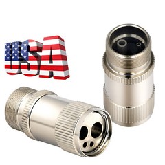 Dental 2 to 4 Hole High Fast Speed Handpiece Tubing Adapter Changer Connector US