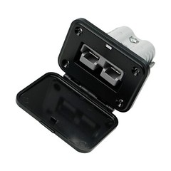 2Pcs 120Amp Socket Panel Base 120A Plug Mounting Panel with Dust Cover