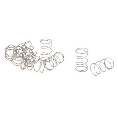 0.3mm x 6mm x 10mm 304 Stainless Steel Compression Springs Silver Tone 10pcs