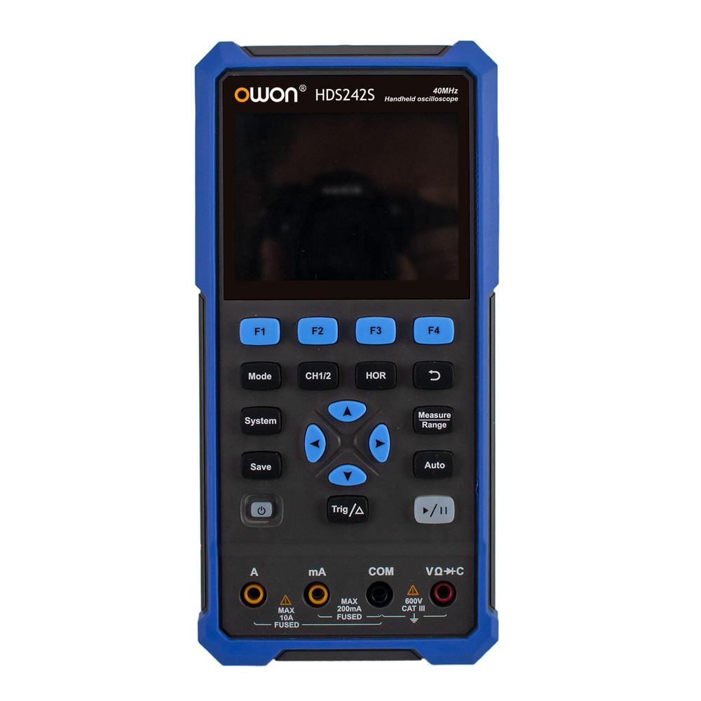OWON HDS242S 3.5″ 2CH 8K Handheld Oscope 40MHz Counts 0-2V + Waveform Generator