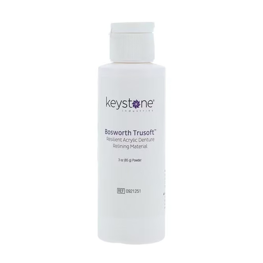 *1-Bottle* Keystone Bosworth Trusoft Resilient Acrylic Denture Relining 0921251