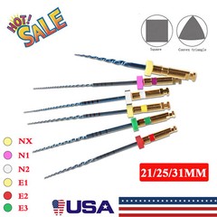 USA Dental NiTi Super Files Rotary Endodontic Endo Motor Root Canal 21/25/31MM