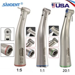 NSK Style Dental 1:1/1:5/20:1 Fiber Optic LED Contra Angle Handpiece SANDENT CE
