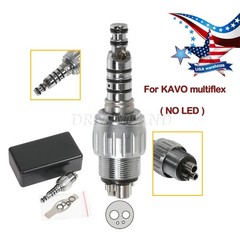 KAVO Style Dental Fiber Optic High Speed Handpiece LED Quick Coupler 4Hole 6 Pin