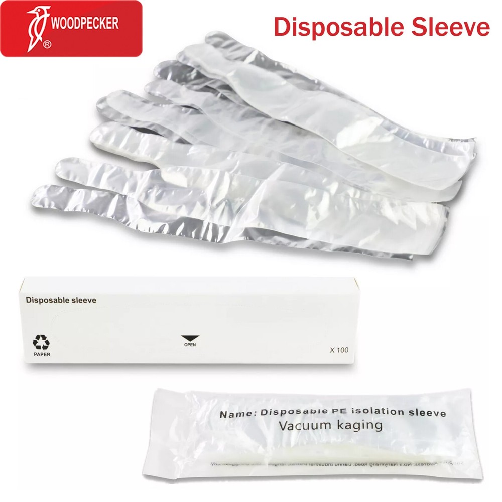 500PCS Dental Disposable PE Isolation Sleeve Cover for iLed O-Light Curing Light