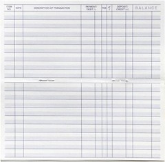 20 Pack Checkbook Registers for Personal Checkbook , Transaction Ledger 2024
