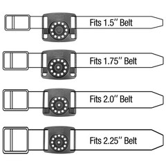 Adjustable Belt Loop Attachment Fits 1.5”–2.25” Belts, OWB Holster Belt