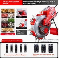 Hand-powered Agricultural Multifunctional Corn Cotton Soybean Reversible Planter