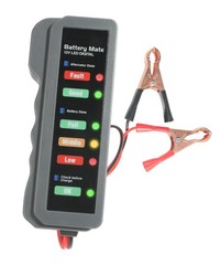 12V Car Battery Tester Automotive Battery Alternator Tester with LED Indicator