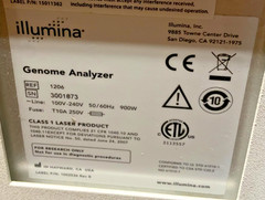 Illumina 1206 IIx Laboratory Lab Genome Analyzer w/ Paired End Module H2B