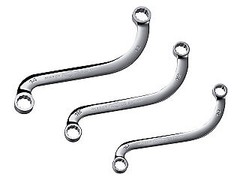 Nepros NM12-19, Metric S-Shaped Box-End Wrenches (12pt.)