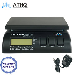 PACK OF 2 My Weigh Ultraship 55lb x 0.1oz Digital Shipping Postal Scale w/ AC