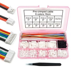 Pre-Crimped PH 2.0mm Connector Cable Kit for Battery, Arduino, JJRC H36, Inductr