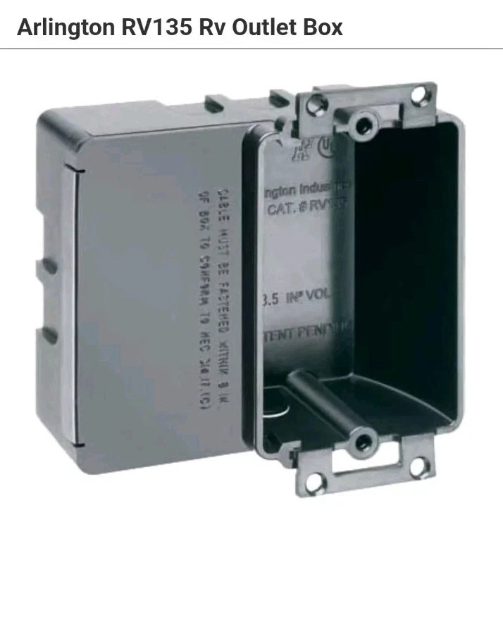 (10 PACK) Arlington 1-Gang Shallow Depth Box w/ Side Volume Extension Electrical