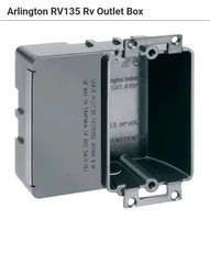 (10 PACK) Arlington 1-Gang Shallow Depth Box w/ Side Volume Extension Electrical