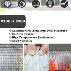Super Strong Aluminum Foil Tape Butyl Seal Rubber Tape Waterproof Roof Repair
