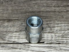 PARKER 1/4 GG-S Coupling, Steel, 1/4 in Pipe Size, FNPTF Strt Coupling