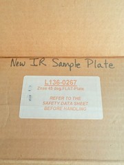 Perkin Elmer Zinc Selenide (ZnSe) 45° Flat Sample Plate (Part Number: L136-0267)