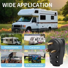 30 Amp RV Replacement Plug ETL Listed 125V Male NEMA TT-30P for RV Trailer