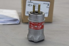 Emerson Appleton ECP2023 Aluminum 20A 125VAC hazardous location plug