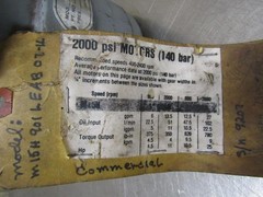 Parker Commercial M15H901LEAB-07-11 Hydraulic Gear Motor 1.55 cu.in 4 – 11 HP