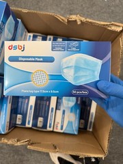 [50 Pcs]3-Ply Disposable Face Mask Non Medical Surgical cover Buy More Save More
