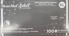 StarMed Select Nitrile Exam Gloves X-Large SMNS105, 1000/Case