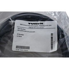 NEW Turck YP2-5/2PKG 3M-0.2/0.2/CS14684 M12 to Dual M8 Y-Splitter Cable U-79244
